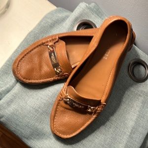 Coach olive loafers 9.5